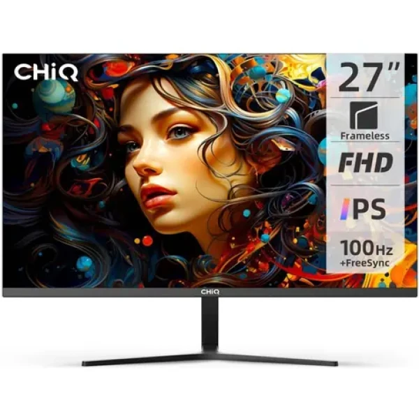 27" CHiQ 27F650R čierna / 1920x1080 / IPS / 16:9 / 6ms / 1000:1 / 250cd-m2 / HDMI + DP / VESA (27F650R)