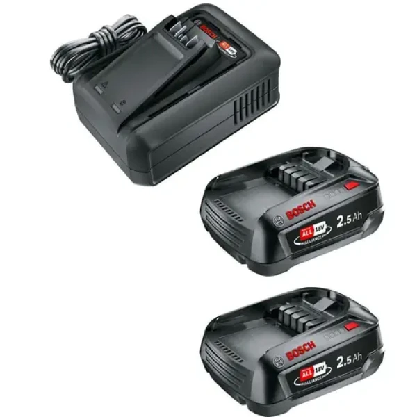 Gardena Štartovacia sada P4A QC AL18V / Nabíjačka a akumulátory / 2x 2,5 Ah / nabíjanie 44 min / LED indikácia (14914-20)