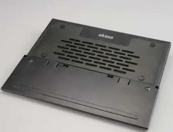 Akasa AK-NBC-29B / chladiaca podložka pre 12-15.4" notebook / hliníková / skladacia / čierna (AK-NBC-29BK)
