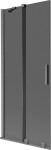 MEXEN/S - Velar dvojkrídlová posuvná vaňová zástena 85 x 150, grafit, grafit kartáčovaná 896-085-000-41-66