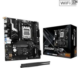 ASRock B850M-X Wifi R2.0 / AMD B850 / DDR5 / SATA III / USB 3.2 / 2.5 GLAN / Wi-Fi 6E / sc.AM5 / mATX (B850M-X WIFI R2.0)