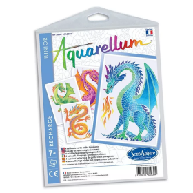 Sentosphere Sentosphere Súprava obrázkov - Akvarely junior - Draci