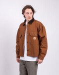 Carhartt WIP Prescott Shirt Jacket Hamilton Brown/Tobacco garment dyed S