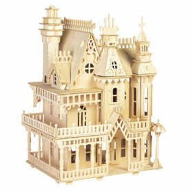 Woodcraft Drevené 3D puzzle Vila