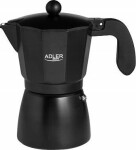 Adler AD 4421 Moka kanvička na 6 šálok 320 ml čierna (AD 4421)