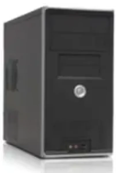 Foxconn CASE strieborno/čierny TW082, mini, USB2.0+Audio+Mic, 300W Fortron RoHS (TW082)