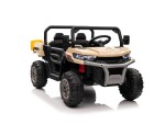 Mamido Mamido Elektrické autíčko Farmer Truck 24V 9Ah | 4x4 | 800W | zlaté