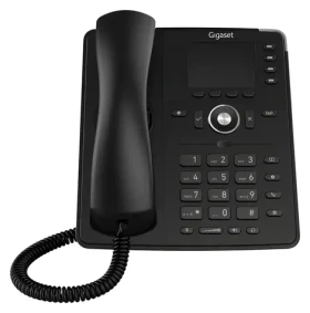 Gigaset P710 IP PRE čierna / IP telefón / PoE / 2x RJ45 / TFT displej 2,8 " (S30853-H4101-R101)