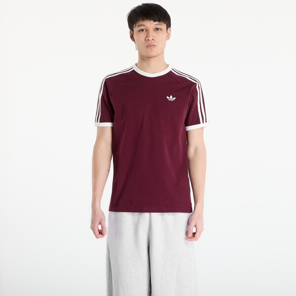 Tričko adidas 3-Stripes T-Shirt Maroon/ Off White L