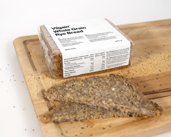 Vilgain Celozrnný ražný chlieb BIO – s chia semienkami 375 g