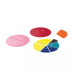 Learning Resources Learning Resources Farebné kruhy s uhlami (set 6 ks)