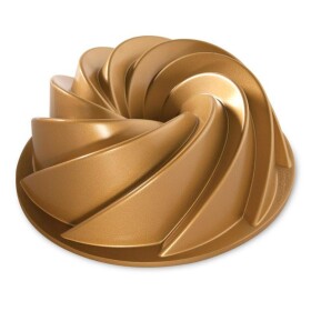 Nordic Ware Forma na bábovku Heritage zlatá 2,4 l - Nordic Ware Hliníková forma na bábovku Gold Heritage ⌀ 26 cm