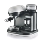 Ariete 1318 Moderna Espresso strieborná / Pákový kávovar / 1080 W / 0.7 l / 15 bar / mlynček (8003705118737)