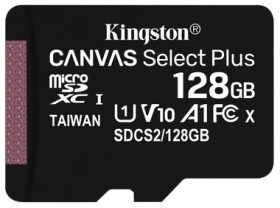 Kingston Canvas PLUS microSDXC 128GB UHS-I V10 U1 Class 10