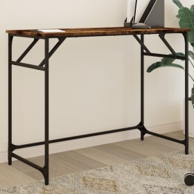 VidaXL vidaXL Biurko, przydymiony dub, 100x45x76 cm, materiał drevopochodny