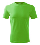 Klasické nové pánske tričko apple green S