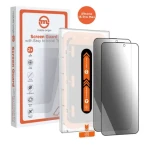 Mobile Origin Privacy Screen Guard ochranné sklo pre Apple iPhone 15 Pro Max s aplikátorom / 2 ks (SGA-FP-i15ProMax-2pk)