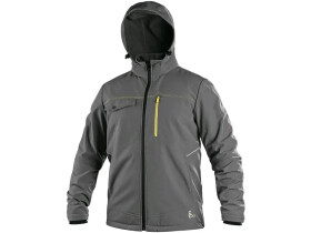 CXS STRETCH Pánska softshellová bunda šedá 3XL 123011670097