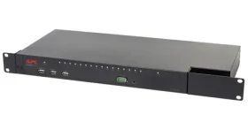 APC KVM 2G / KVM prepínač / Digital IP / 1 vzdialený a 1 lokálny užívateľ / 16 portov / Virtual Media (KVM1116R)