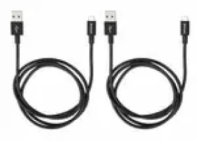 Verbatim Micro USB kábel 100+100cm Čierny / SYNC+CHARGE (48874)