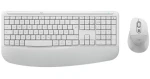 Logitech Desktop MK880 Signature Comfort PLUS DE svetlo šedá / Bezdrôtová sada klávesnice a myši / DE verzia (920-014025)