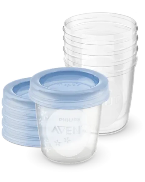 Philips Avent SCF619/05 / Sada pohárikov na materské mlieko / 5x 180 ml