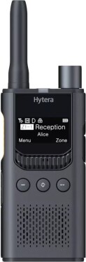 Hytera HYTERA Radio DMR+analog HYT-S35, UHF 400-470 MHz,2200 mAh, Metallic grey