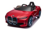 Mamido Mamido Elektrické autíčko BMW i4 červené 12V7Ah EVA kolesá ECO Koža