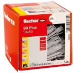 Fischer SX PLUS 10x50 / Rozperná hmoždinka / 50 ks (568010)