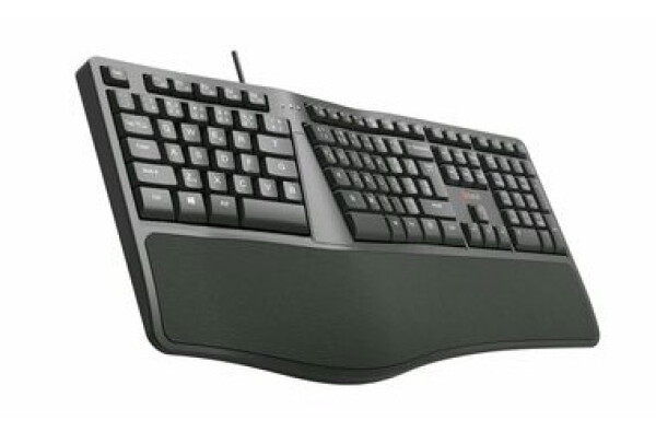 C-tech KB-113E ERGO slim klávesnica / CZ SK / USB (KB-113E)