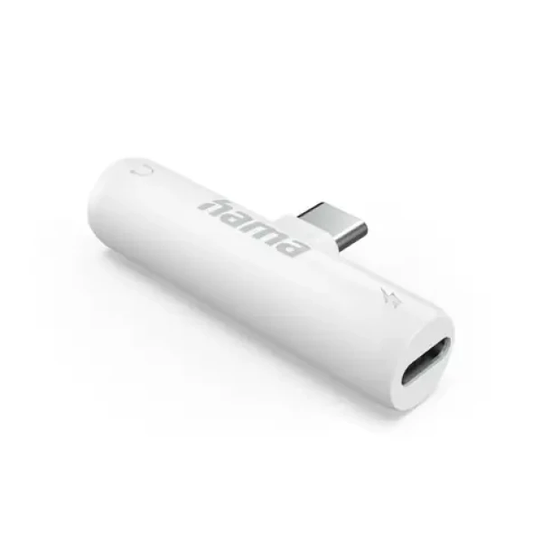 HAMA audio adaptér USB-C na jack 3,5 mm / aktívny / USB-C napájanie (201723)
