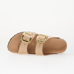 Tenisky Birkenstock Arizona Big Buckle Natural Leather Patent Women High-Shine New Beige EUR 40