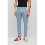 Pánske nohavice Hugo Boss slim fit z elastického bavlneného gabardénu modrej farby (50468314-451) 36/32