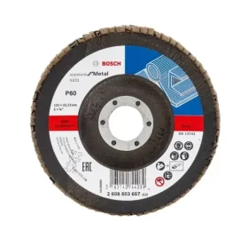 BOSCH 2608603657 X431 / Lamelový brúsny kotúč P60 / 125x22.23 mm (2608603657)