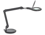 Maul Makro čierna / Lupová stolná LED lampa / výškovo nastaviteľná (8263690)