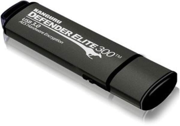 IStorage iStorage Kanguru Defender Elite300, 64GB pamięć USB USB Typu-A 3.2 Gen 1 (3.1 Gen 1) Čierny, Sivý