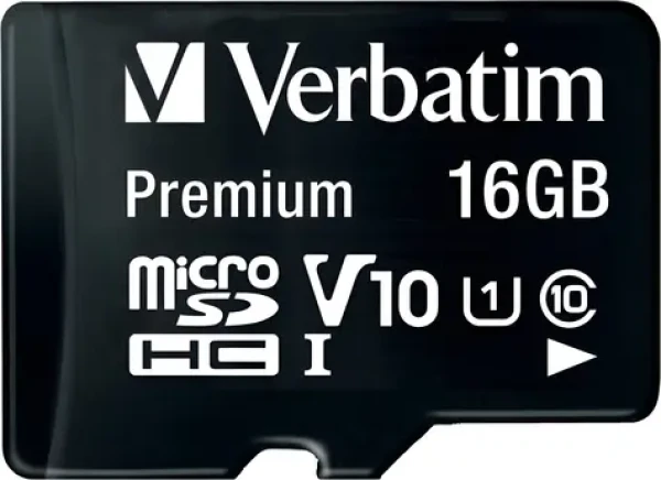 Verbatim MicroSDHC 16GB Premium / Pamäťová karta / UHS-I (U1) / Class 10 (44082)