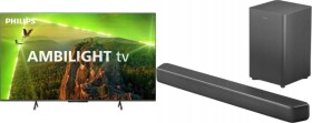 Philips 55PUS8118/12 LED 55'' 4K Ultra HD Ambilight + Soundbar Philips TAB5309/10