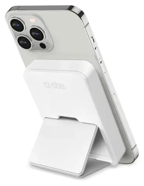 SBS Mag Power biela / Bezdrôtová powerbanka / 5000 mAh / MagSafe / 10 W