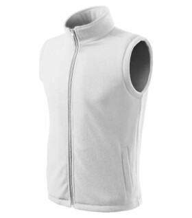 Next Fleecová vesta unisex biela M