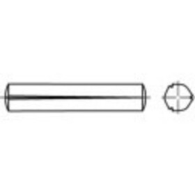 TOOLCRAFT TO-5378619 kužeľový ryhovaný kolík 2 mm nerezová ocel A1 100 ks; TO-5378619
