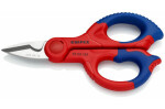 KNIPEX nožnice elektrikárske, nerez, tvrdosť 56 HRC, viaczložková rukoväť so skleným vláknom 9505155