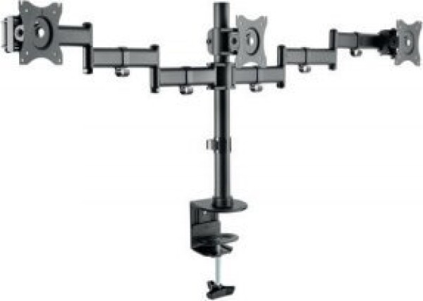 Manhattan HAGOR HA Tablemount KB Triple vollbeweglicher Monitor-Tischhalter fuer 3x 38-68cm screens max VESA 100x100mm max Traglast 3x 8kg