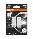 OSRAM LEDriving SL 12V P27/7W W2, 5x16q biela / 145lm / 6000K / 4000h / noDIM / A + / sklo mliečne / 2ks (3157DWP-02B)
