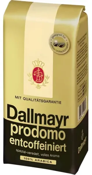 Dallmayr Prodomo bez kofeínu 500 g / Zrnková káva (796-0)