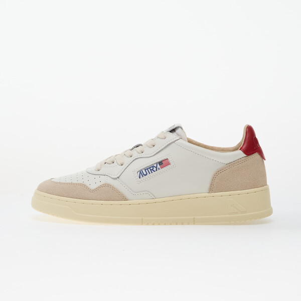 Tenisky Autry Medalist Low Man Leat/ Suede White/ Red EUR 44