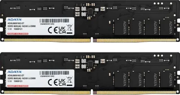 ADATA Premier 32GB (2x 16GB) DDR5 5600MHz / Operačná pamäť / CL46 / DIMM / 1.1V / XMP 3.0 (AD5U560016G-DT)