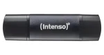 INTENSO Flex Line 256GB čierna / Flash disk / USB-C, USB-A / USB 3.2 Gen 1 / čítanie a zápis 70 MB/s (3544492)