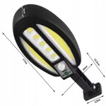 Izoxis SOLÁRNA LAMPA 95 LED COB SO SNÍMAČOM POHYBU A SÚMRAKU