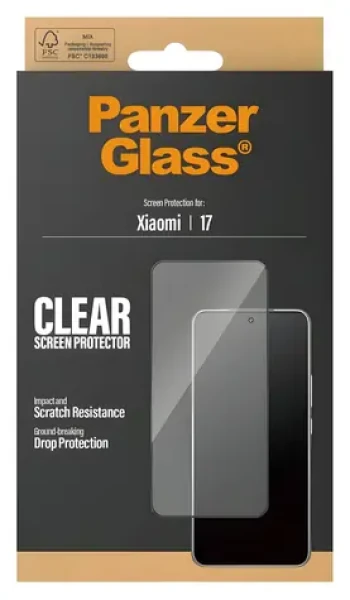 PanzerGlass UWF pre XIAOMI 17 čierna / Tvrdené sklo (PG57475)